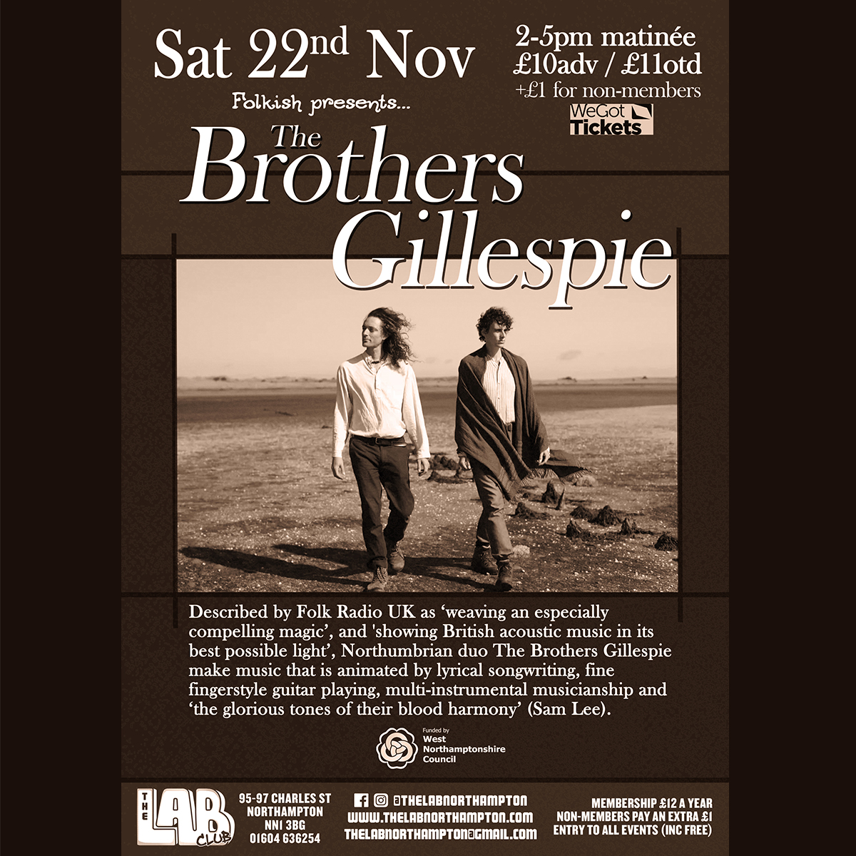 Folkish presents The Brothers Gillespie